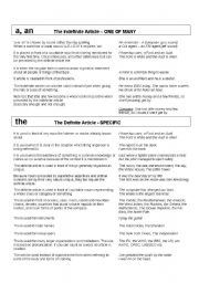 English Worksheet: Complete Atricles Outline