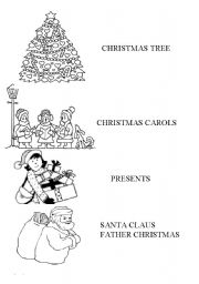 English worksheet: Christmst objects