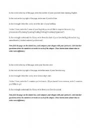 English Worksheet: Introduction_of_students