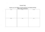 English Worksheet: planing a party  