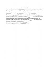 English worksheet: A Madlib Style Fairy Tale 