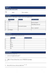 English worksheet: Test - 
