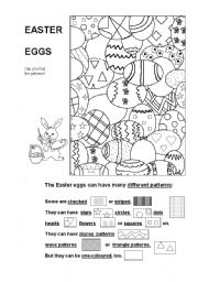 Easter Eggs - Can you find the patterns?
