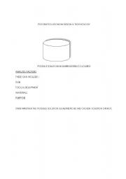 English Worksheet: POSSIBLE SOLUTION IN DESIGNING