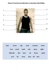 English worksheet: Describing Beckham