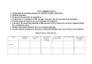 English Worksheet: First Conditional Survey