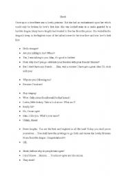 English worksheet: Shrek  roleplay