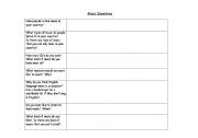 English worksheet: Music Questionaire