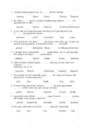 English Worksheet: prepositions