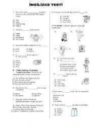 6th grade SBS test for Turkish students