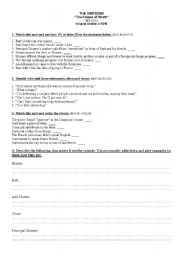 English Worksheet: The Simpsons 