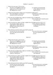 English worksheet: teotihuacan