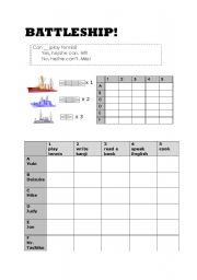 Battleship Game: Can/Cant