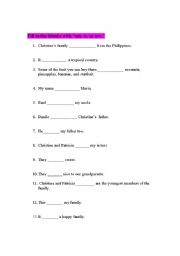 English Worksheet: 