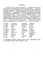 English Worksheet: close text