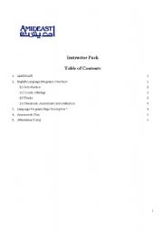 English Worksheet: Public_Classes_Instructor_Pack_REVISED.doc
