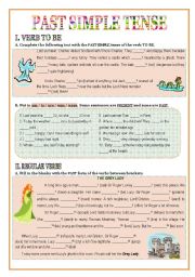 Past Simple tense (3 pages)
