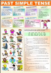 lesson plans to teach past tense verbs to adults