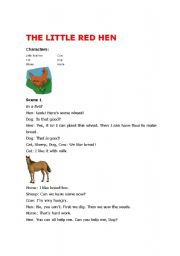 The Little Red Hen playscript