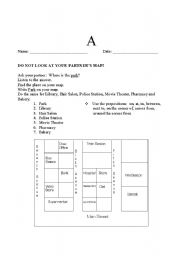 English Worksheet: Prepositions of location