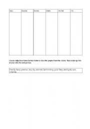 Personality adjectives worksheets