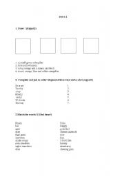 English Worksheet: Basic English Grammar