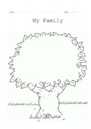 My family tree - ESL worksheet by ruikosta