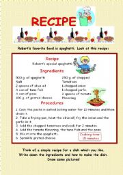 Recipes For English - resources for learning and teaching English