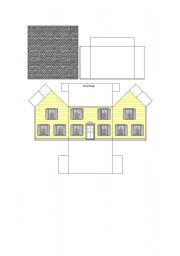 English Worksheet: My 3D house