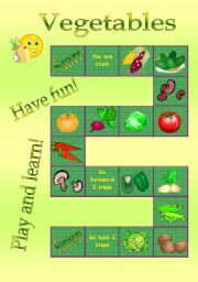 Vegetables - board game