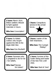 English worksheet: Irish History