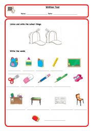 English Worksheet: Teste 1 - Part I