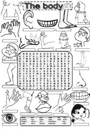 Wordsearch THE BODY