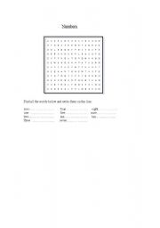 English worksheet: Numbers