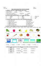 English Worksheet: exam paper /revision