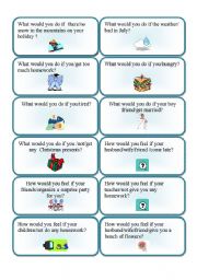 Second conditional cards