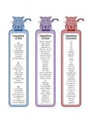 Prepositions Bookmarks