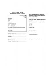 English Worksheet: health