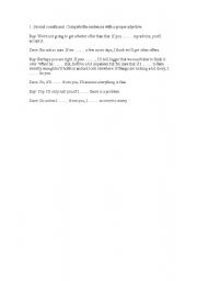English Worksheet: Second conditional