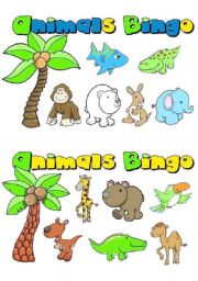 animals bingo