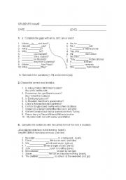 English worksheet: REVIEW 