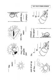 English Worksheet: INCY WINCY SPIDER MINBOOK