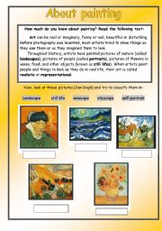 About paiting - Van Gogh