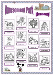 Amusement park - pictionary
