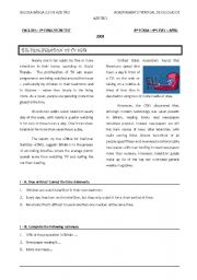 English Worksheet: english test level 4