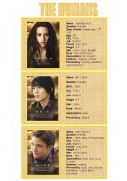English Worksheet: New moon characters - speaking cards 1/5