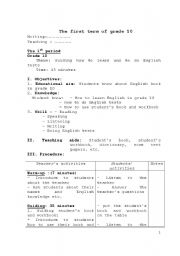 English worksheet: English10