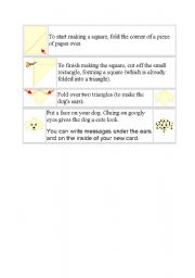 English worksheet: to make a squar