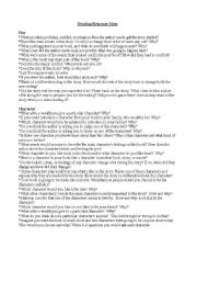 English Worksheet: TONS of questions to ask about stories