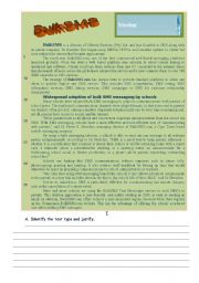 English Worksheet: Teens,school,mobiles and ads